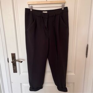 Wilfred Aritzia Navy Crepe Cropped Dress Pants Size 8 | Tailored Trouser